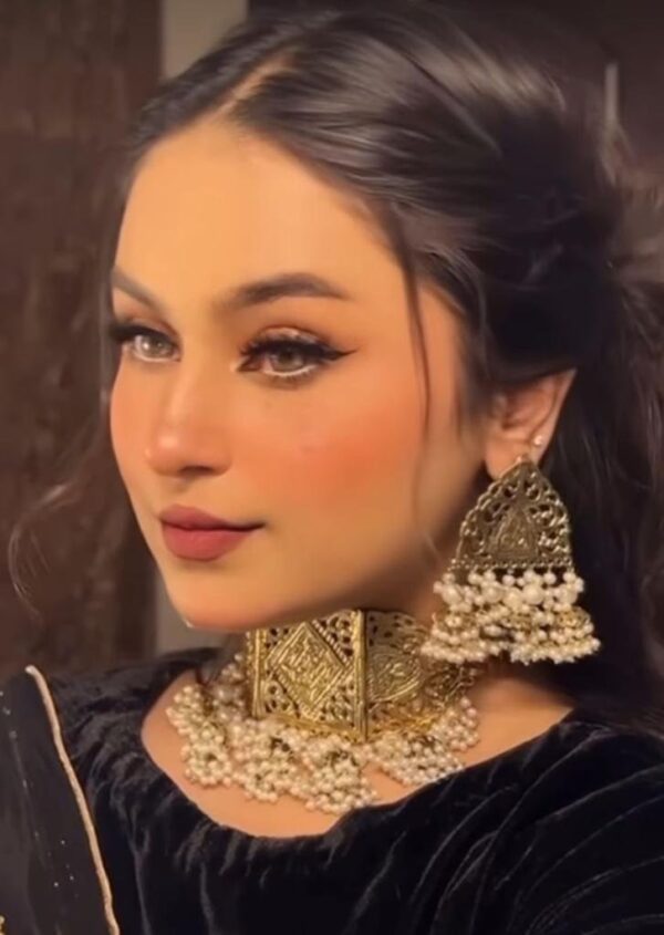 Afghan Vintage Tribal Choker and Earrings