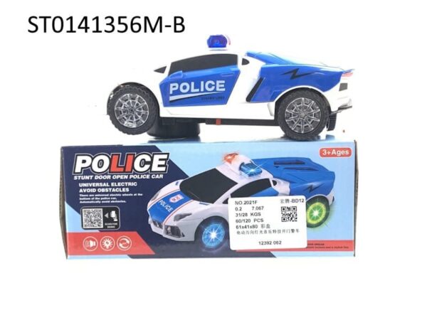 Stunt Police Car with Sound and Light for Kids - Image 4