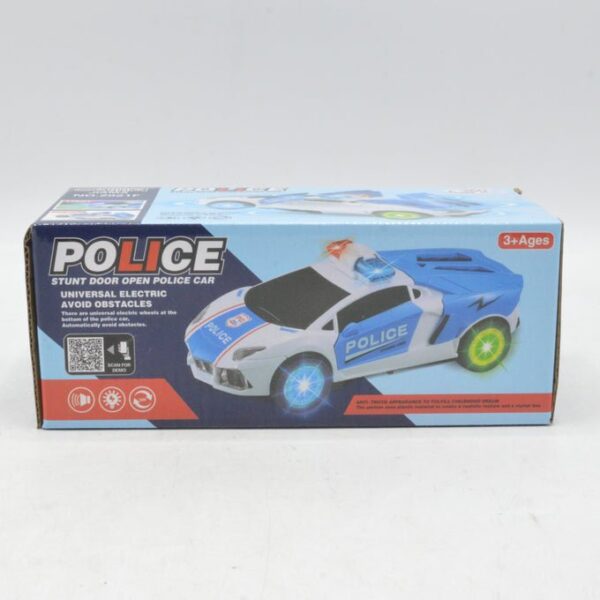 Stunt Police Car with Sound and Light for Kids - Image 3