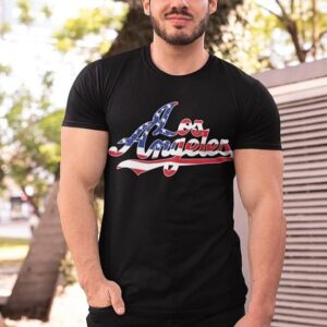 Los Angeles T Shirt for Men Black