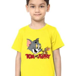 Tom Jerry Half Sleeves T-Shirt Kids - 3 Years to 6 Years