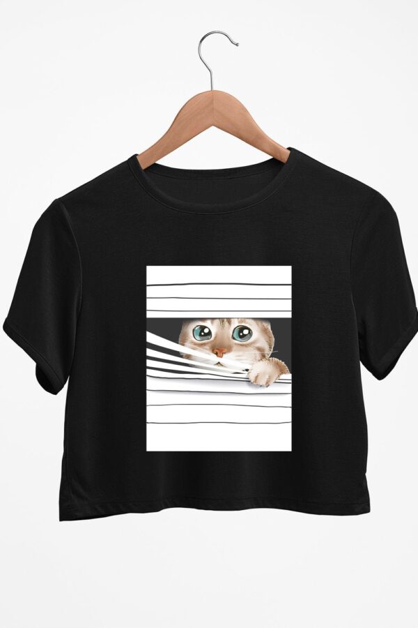 Cat Crop top for Women and Girls