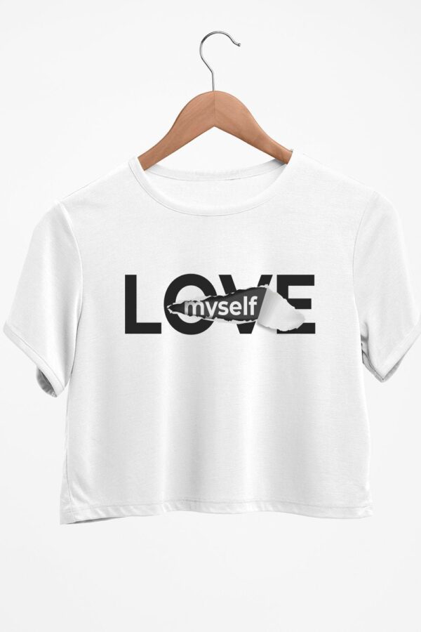 Love myself Crop top for Women and Girls