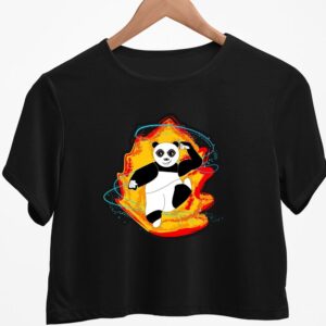 Panda Crop top for Women and Girls