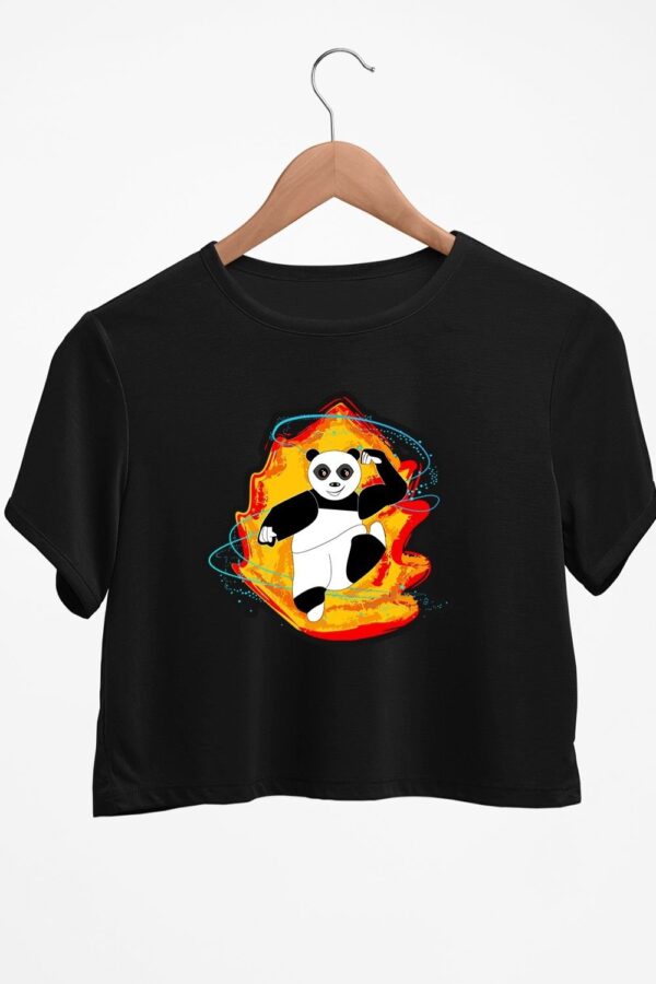 Panda Crop top for Women and Girls