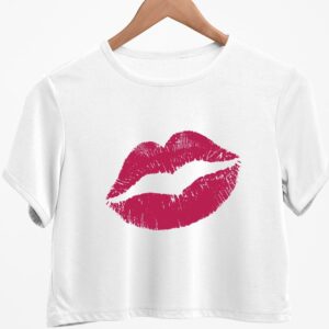 Kiss Crop top for Women and Girls
