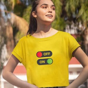 Off On Crop top for Women and Girls