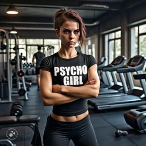 Psycho Girl Crop top for Women and Girls