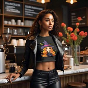 Witch girl Crop top for Women and Girls