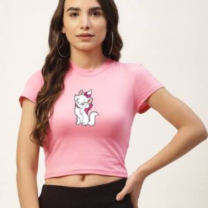 Marie Cat Crop top for Women and Girls