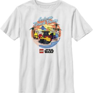 LEGO Kids Star Wars Galactic Beach Party Boys Short Sleeve Tee Shirt