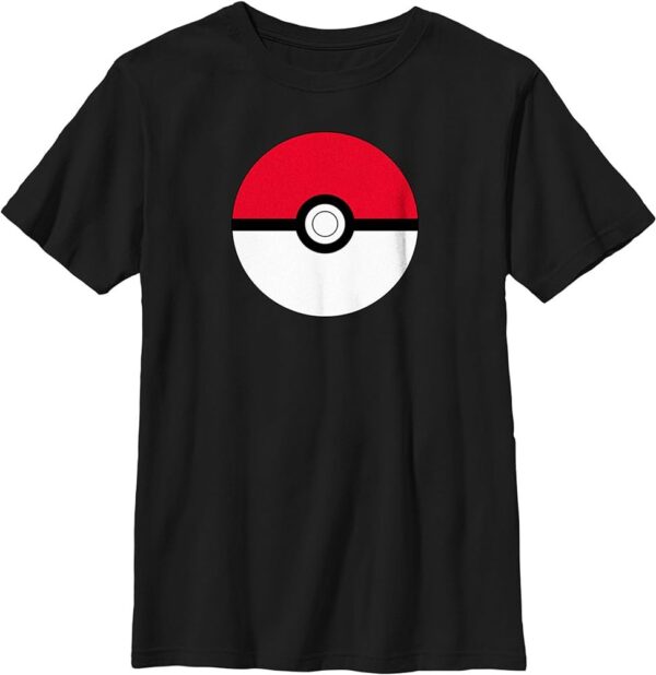 Pokemon Boys' Big Pokémon Pokeball T-Shirt - Image 4
