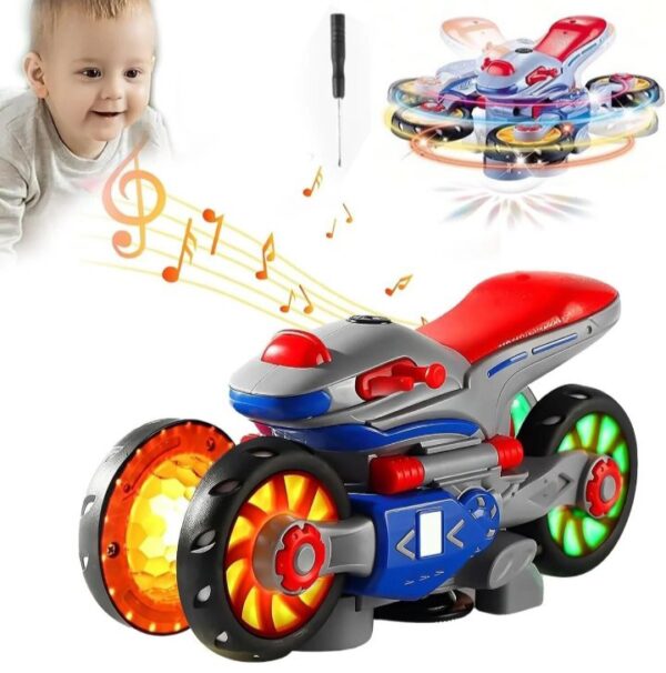 360 Degree Rotating Stunt transformation Motorcycle - Image 8