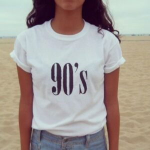 90s T-shirt for Women and Girls