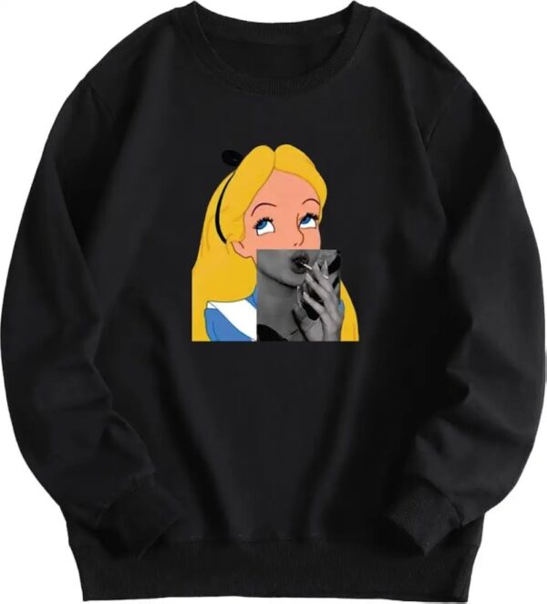 Cute Girl Winter Sweatshirt for Women
