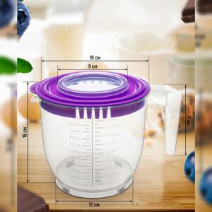2200Ml Plastic Mixing Bowl
