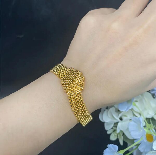 24k Gold Bracelet for Women - Image 4