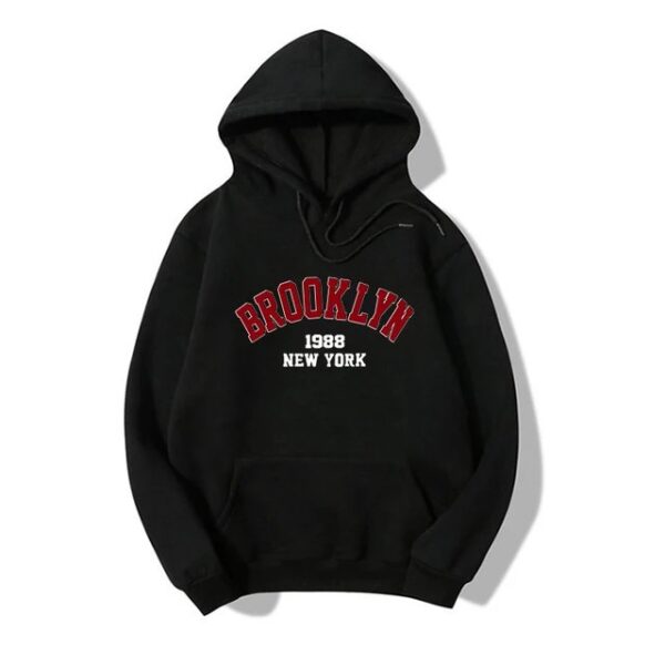 Brooklyn New York Pullover Hoodie for Men and Women - Image 3