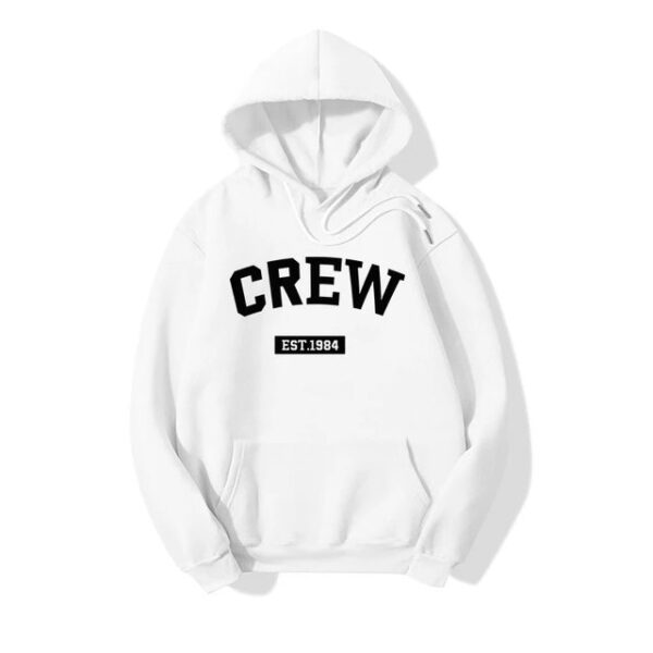 Crew 1984 Pullover Hoodie for Men and Women - Image 3