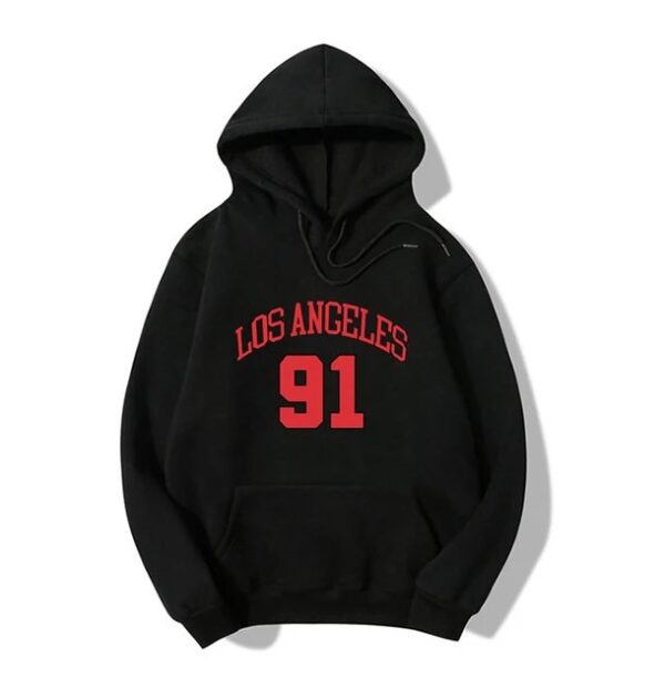 Los Angeles 91 Pullover Hoodie for Men and Women