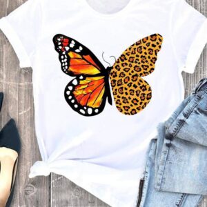Butterfly t shirt for Kids Girls - 7-8 Years