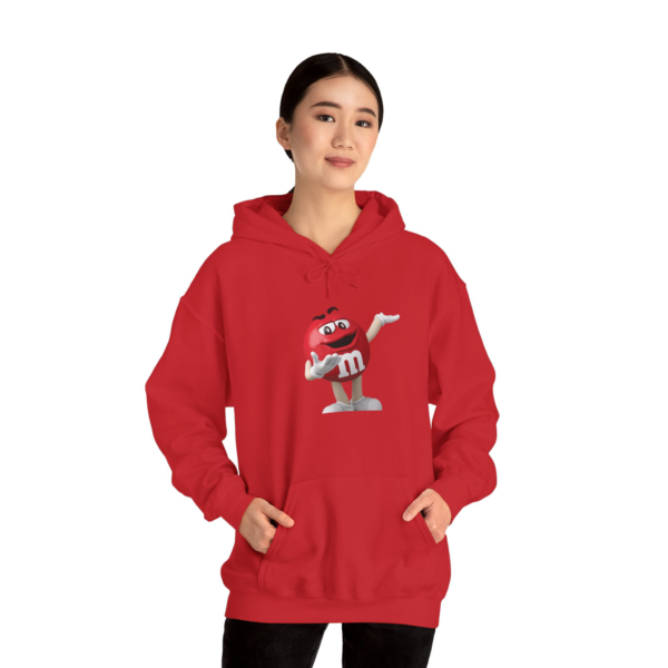 M&M Candy Red hoodie for Girls Women - Image 2