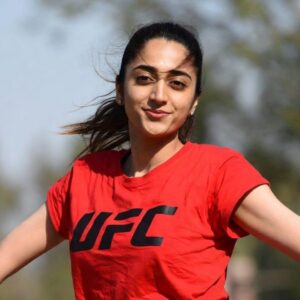 UFC t-shirt for Women Red