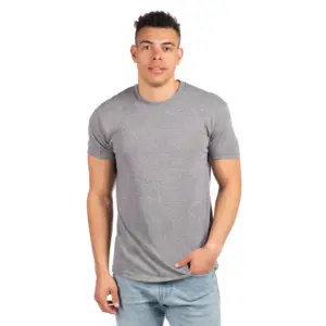 Plain Heather Grey half Sleeves t-shirt for Men