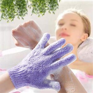 Nylon Five-finger Glove Scrub Shower Bath Towel Rub - Pack of 6